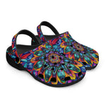 Classic Clogs Vibrant Colorful Geometric Shapes