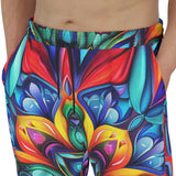 Men's Sweatpants Vibrant Colorful Geometric Shapes
