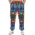 Men's Sweatpants Colorful Abstract Digital Art