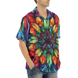 Hawaiian Shirt Colorful Abstract Digital Art