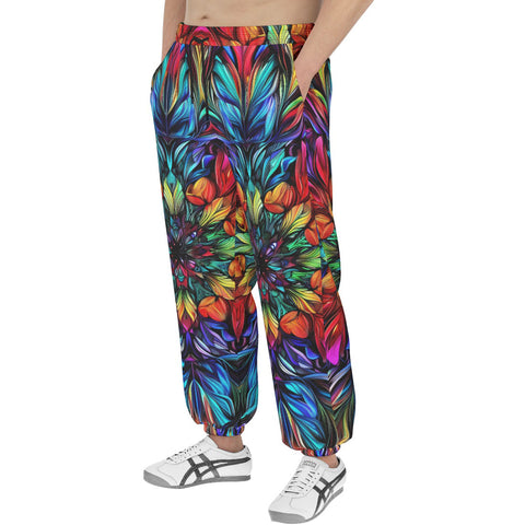 Men's Sweatpants Colorful Abstract Digital Art