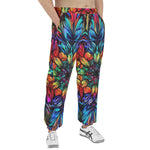 Men's Sweatpants Colorful Abstract Digital Art