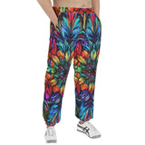 Men's Sweatpants Colorful Abstract Digital Art
