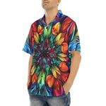 Hawaiian Shirt Colorful Abstract Digital Art