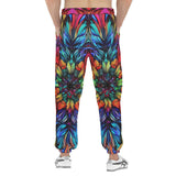Men's Sweatpants Colorful Abstract Digital Art
