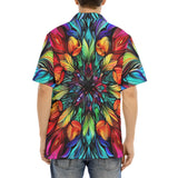 Hawaiian Shirt Colorful Abstract Digital Art