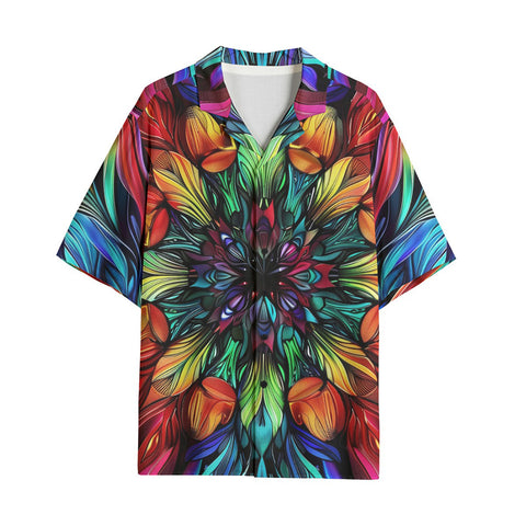Hawaiian Shirt Colorful Abstract Digital Art