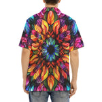 Hawaiian Shirt Rainbow Colored Flowers