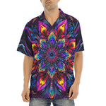 Hawaiian Shirt Abstract Psychedelic Cibrant Colors