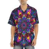 Hawaiian Shirt Abstract Psychedelic Cibrant Colors
