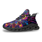 Sports Mesh Sneakers Abstract Psychedelic Cibrant Colors