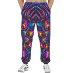 Men's Sweatpants Abstract Psychedelic Cibrant Colors