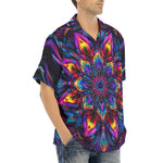 Hawaiian Shirt Abstract Psychedelic Cibrant Colors