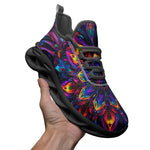 Sports Mesh Sneakers Abstract Psychedelic Cibrant Colors