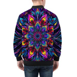 Bomber Jacket Abstract Psychedelic Cibrant Colors