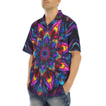 Hawaiian Shirt Abstract Psychedelic Cibrant Colors