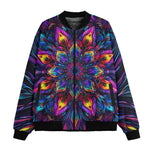 Bomber Jacket Abstract Psychedelic Cibrant Colors