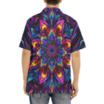 Hawaiian Shirt Abstract Psychedelic Cibrant Colors