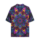 Hawaiian Shirt Abstract Psychedelic Cibrant Colors