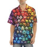 Hawaiian Shirt Vibrant Rainbow Dice