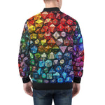 Bomber Jacket Vibrant Rainbow Dice