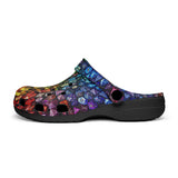 Classic Clogs Vibrant Rainbow Dice