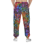 Men's Sweatpants Vibrant Rainbow Dice
