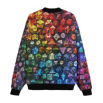 Bomber Jacket Vibrant Rainbow Dice