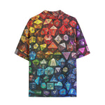 Hawaiian Shirt Vibrant Rainbow Dice