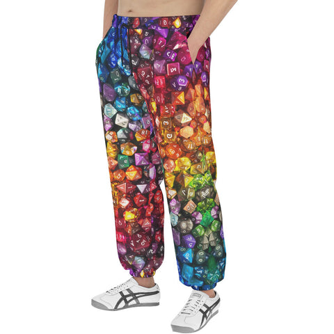 Men's Sweatpants Vibrant Colorful Dice