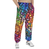 Men's Sweatpants Vibrant Colorful Dice