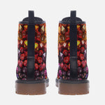 Leather Boots Vibrant Colorful Dice