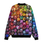Bomber Jacket Vibrant Colorful Dice