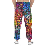 Men's Sweatpants Vibrant Colorful Dice