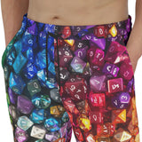 Men's Sweatpants Vibrant Colorful Dice
