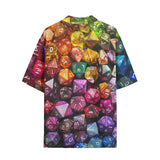 Hawaiian Shirt Vibrant Colorful Dice