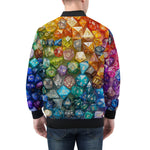 Bomber Jacket Rainbow Colorful Dice