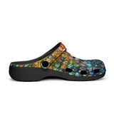 Classic Clogs Rainbow Colorful Dice