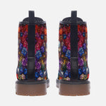 Leather Boots Rainbow Colorful Dice