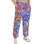 Men's Sweatpants Vibrant Swirling Colors