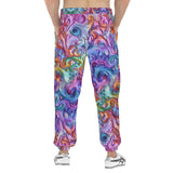 Men's Sweatpants Vibrant Swirling Colors