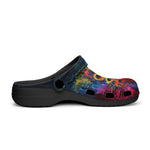 Classic Clogs Love Hearts Colorful Graffiti
