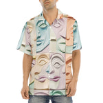 Hawaiian Shirt Pastel Colored Clay Faces