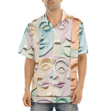 Hawaiian Shirt Pastel Colored Clay Faces