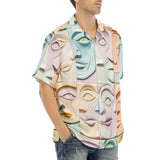 Hawaiian Shirt Pastel Colored Clay Faces