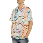 Hawaiian Shirt Pastel Colored Clay Faces