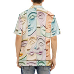 Hawaiian Shirt Pastel Colored Clay Faces