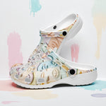 Classic Clogs Pastel Colored Clay Faces