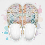 Classic Clogs Pastel Colored Clay Faces