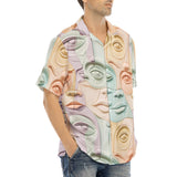 Hawaiian Shirt Pastel Colored Clay Faces